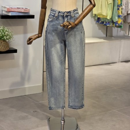 다트 포인트 보이핏 데님 팬츠