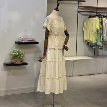 모지 니트 원피스 SET