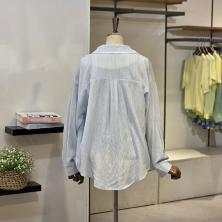 스트라이프 시스루 나시 SET