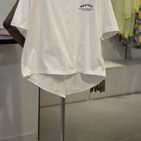 웨스턴 백패치 반팔 티셔츠