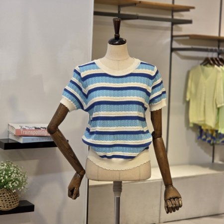 호아킨 스트라이프 니트