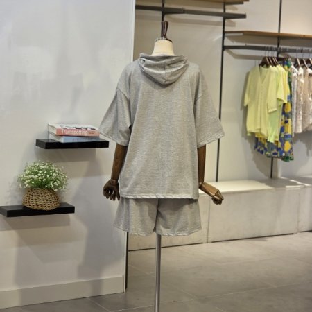 메모리즈 후드 반바지 세트