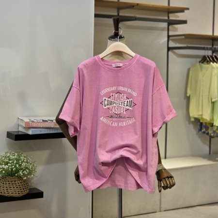 스타일리쉬 박시 티셔츠