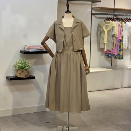 래미 끈 원피스 자켓 SET