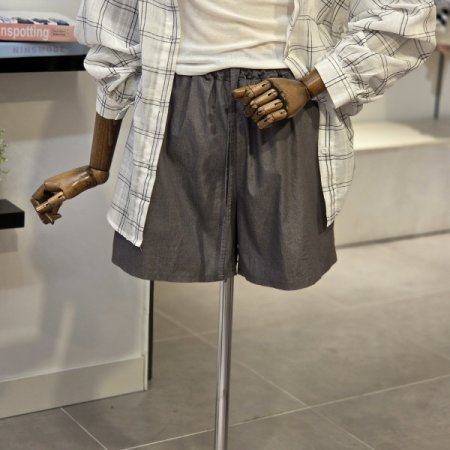 체크 오버핏 남방