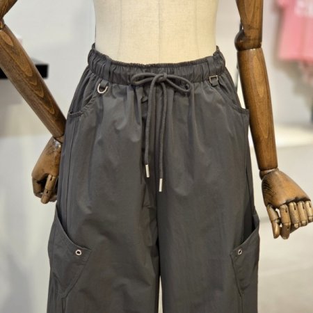 카고 핀턱 팬츠