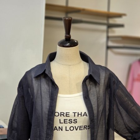 뒷 트임 단추 셔츠 세트