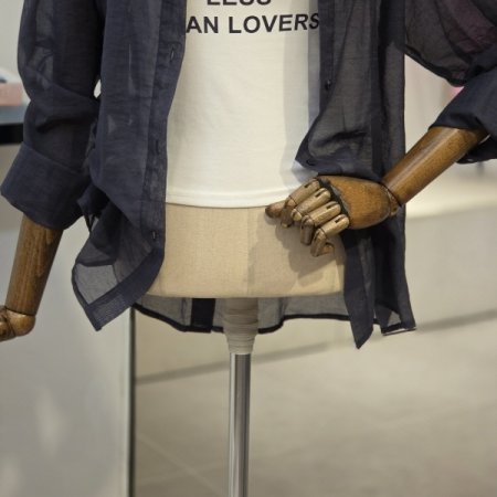 뒷 트임 단추 셔츠 세트