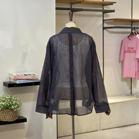 뒷 트임 단추 셔츠 세트