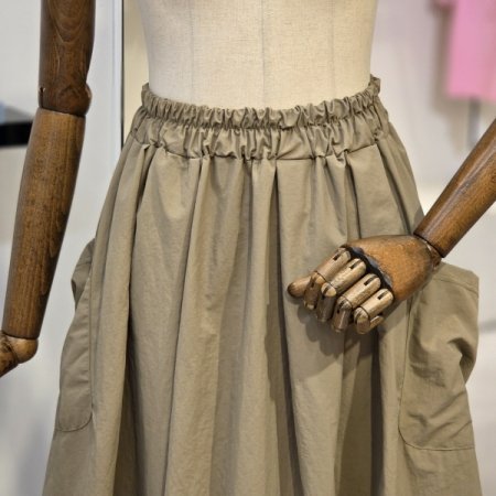 볼룬 포켓 롱 스커트