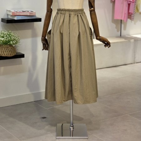 볼룬 포켓 롱 스커트