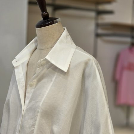 라인 리본 셔츠