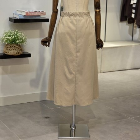 이중 끈 랩 스커트