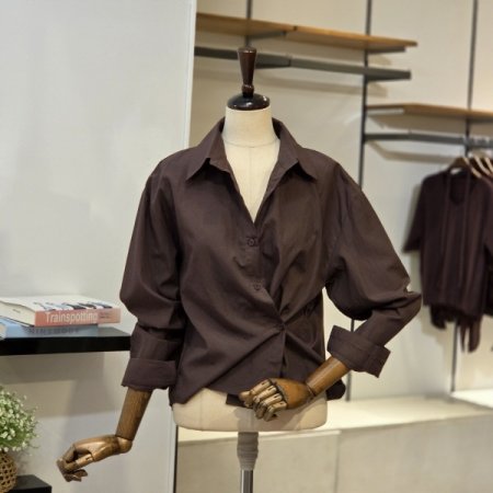 단가라 숄 SET 셔츠