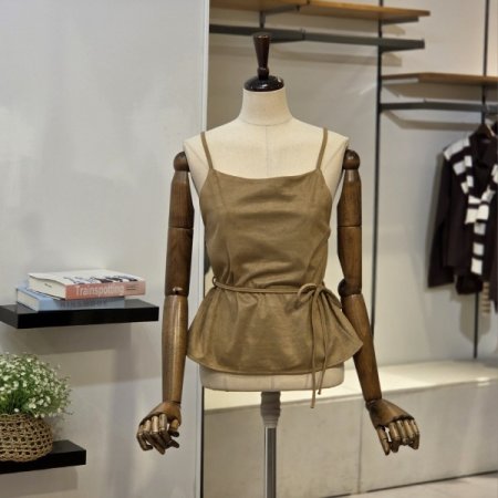 인조 스웨이드 뷔스티에