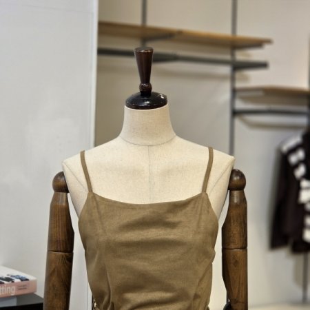 인조 스웨이드 뷔스티에