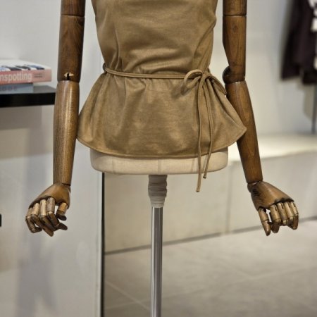 인조 스웨이드 뷔스티에