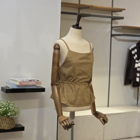 인조 스웨이드 뷔스티에