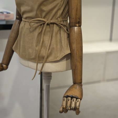 인조 스웨이드 뷔스티에