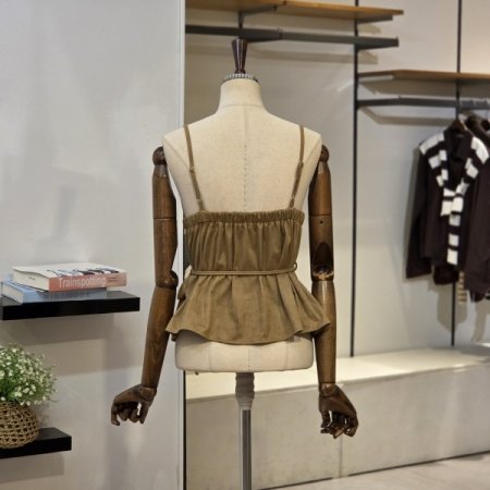 인조 스웨이드 뷔스티에