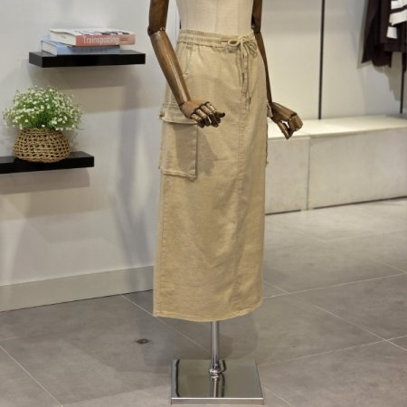 카코 H라인 밴딩 스커트