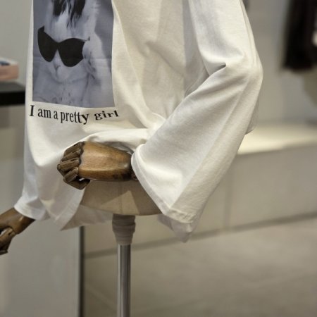 프리캣 프린팅 티셔츠