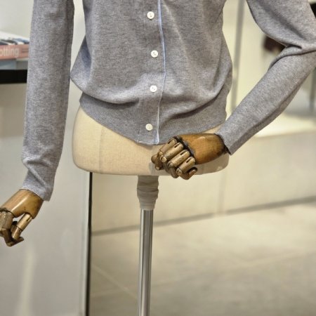 롤린 카라 니트 가디건