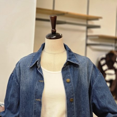 루즈핏 데님 자켓