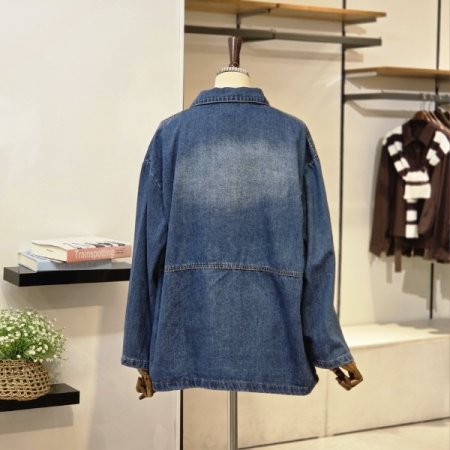 루즈핏 데님 자켓
