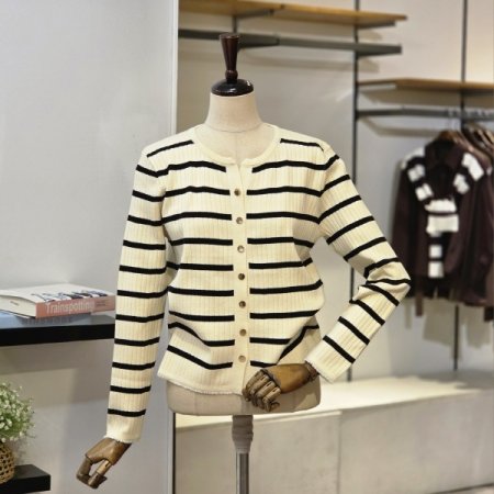 금속 버튼 단가라 가디건