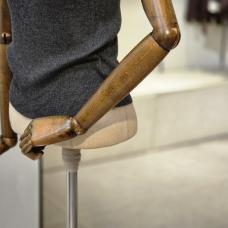 골지 기본 레이어드 탑 니트