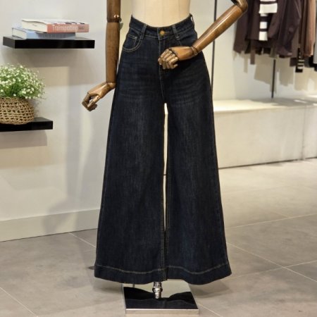 진청 와이드 데님 팬츠