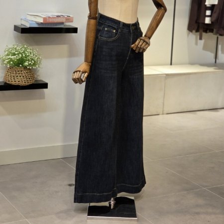 진청 와이드 데님 팬츠