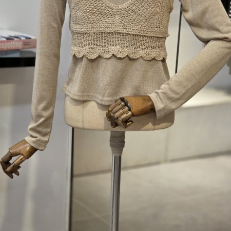 니트 뷔스티에 세트