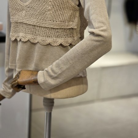 니트 뷔스티에 세트