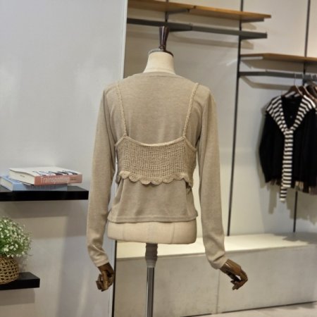 니트 뷔스티에 세트