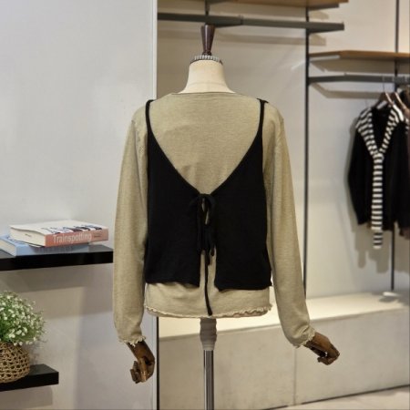 리본 뷔스티에 SET