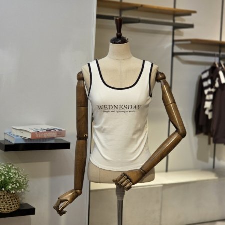 원즈 나시 체크 셔츠 SET