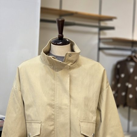 하이넥 블루종 점퍼