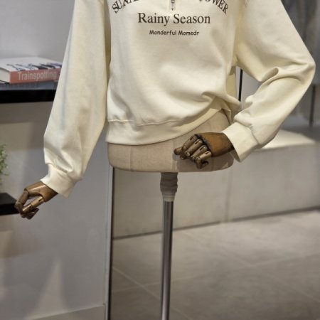 스트링 반집업 맨투맨