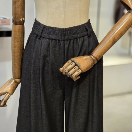 밴딩 와이드 글로우 팬츠