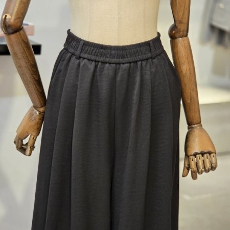 스카프 투턱 와이드 팬츠