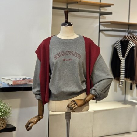 엑스큐 머플러 세트 맨투맨