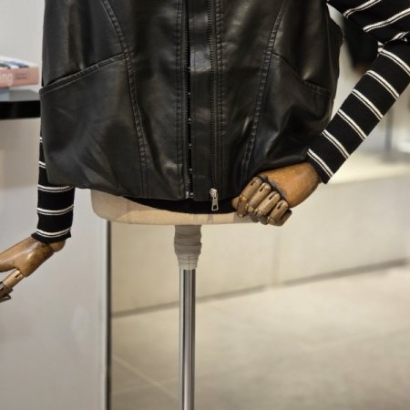 레더 조끼 가방 세트