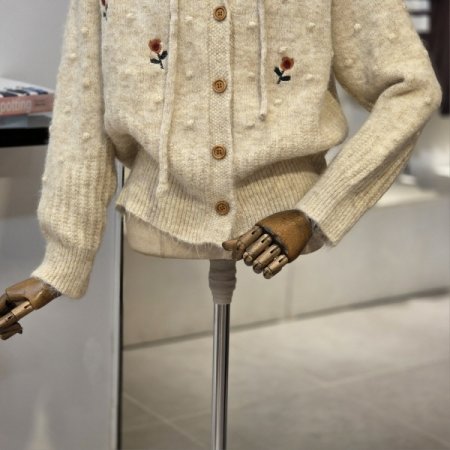 튤립 리본 가디건