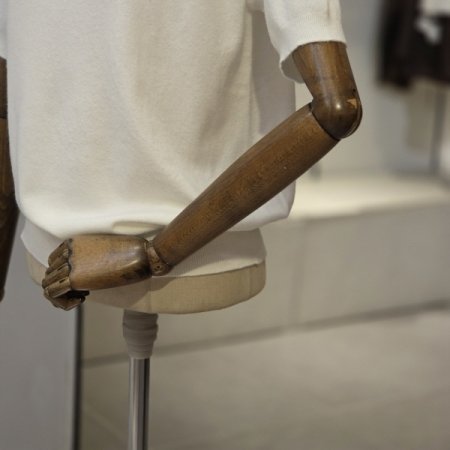 반목 5부 소매 홀가먼트 니트