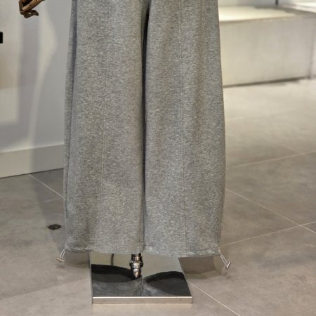 배색 밴딩 와이드 팬츠