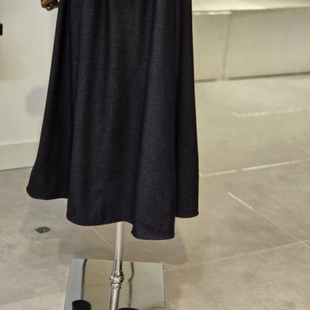 엔틱 벨트 데님 스커트