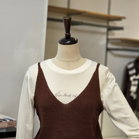 러브오프 뷔스티에 티셔츠 세트