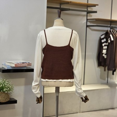 러브오프 뷔스티에 티셔츠 세트